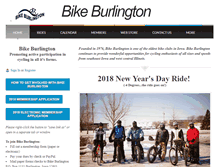 Tablet Screenshot of bikeburlington.org
